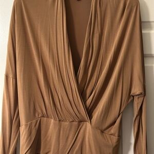 Banana Republic Long Sleeve Wrap Top